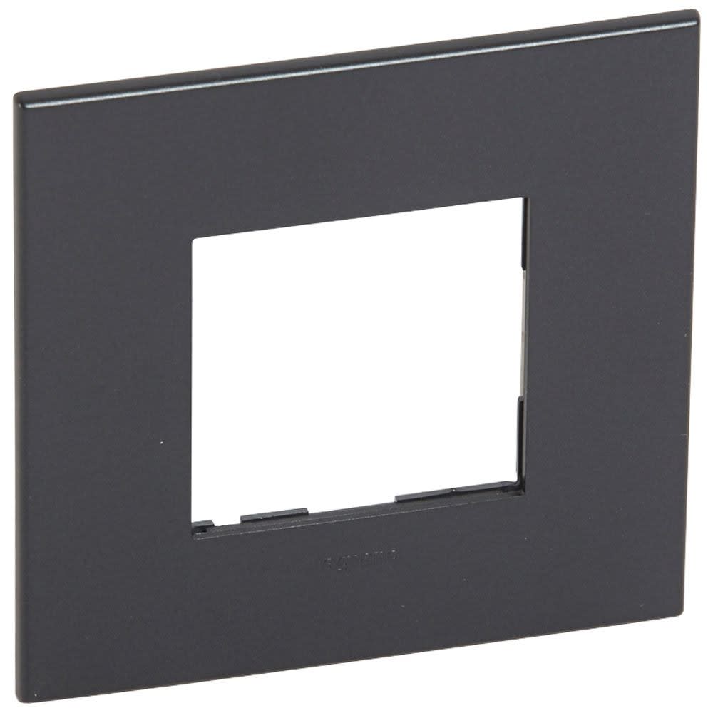 Legrand - PLAQUE DE FINITION ARTEOR 2 CARRE MODULE FB-SCH GRAPHITE