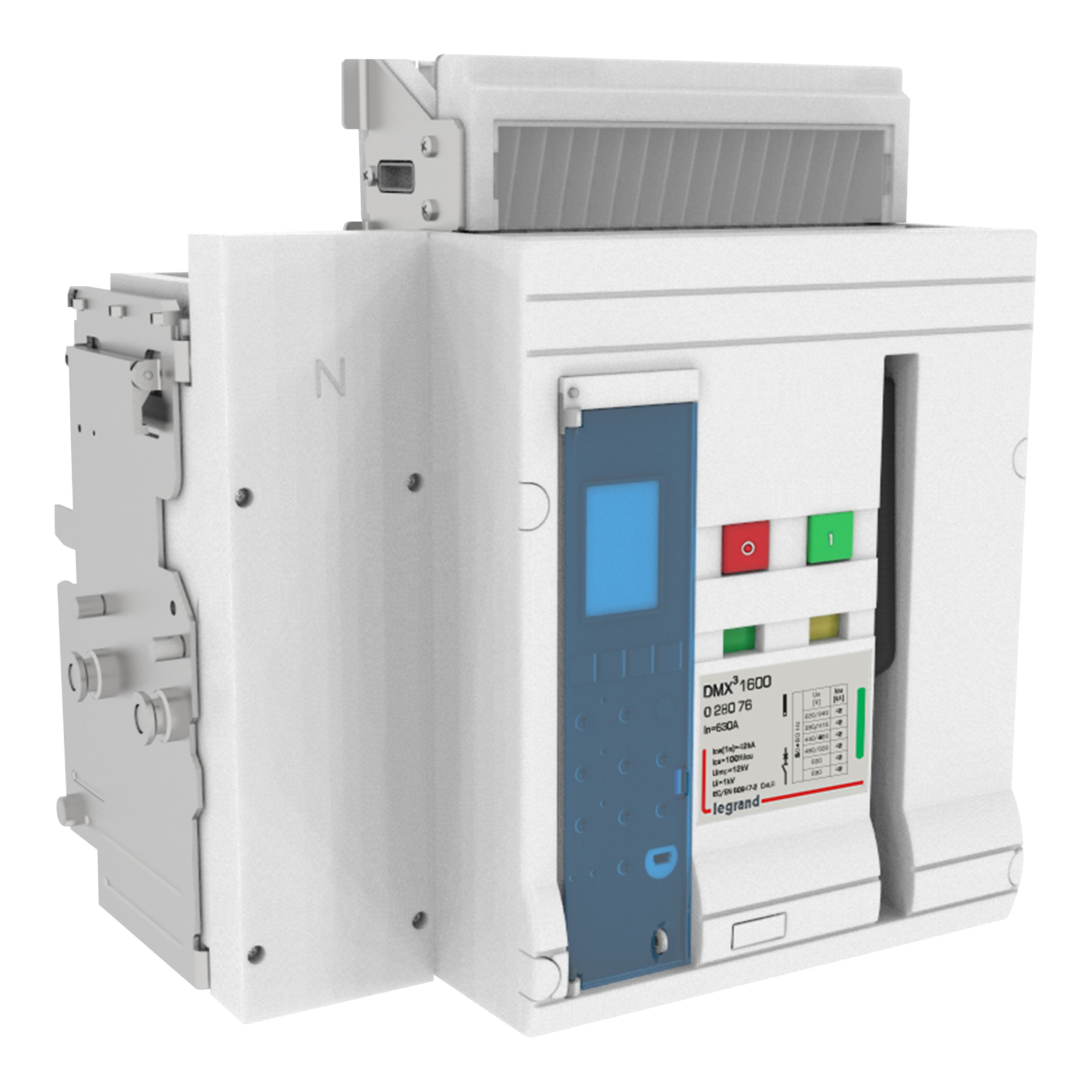 Legrand - Disjoncteur ouvert débrochable DMX31600 pouvoir de coupure 42kA 415V~ - 4P 630A