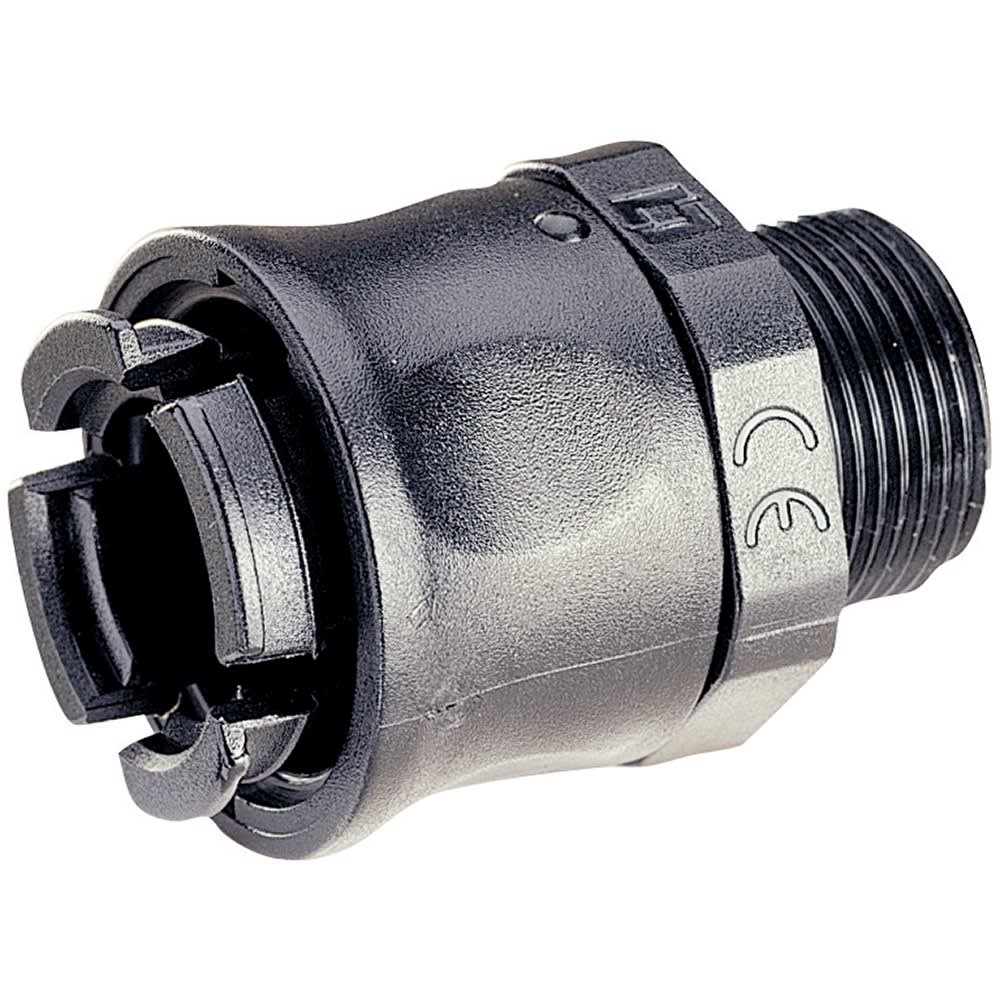 Legrand - Raccord mâle droit pour conduit flexible RTA polyamide Ø15mm ISO25
