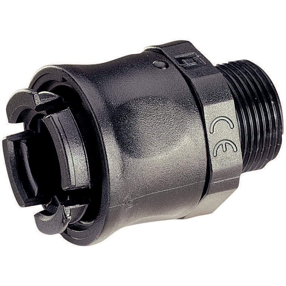 Legrand - Raccord male droit pour conduit flexible RTA polyamide D25,5mm PG29