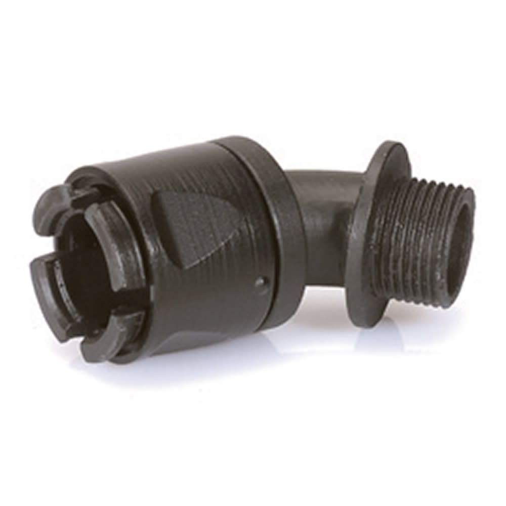 Legrand - Raccord mâle coudé 45° pour conduit flexible RTA polyamide Ø33mm ISO40