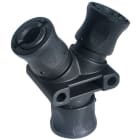 Legrand - Dérivation en Y - conduit flexible - entrée Ø15mm - 2 sorties Ø8mm ISO20 PG13,5