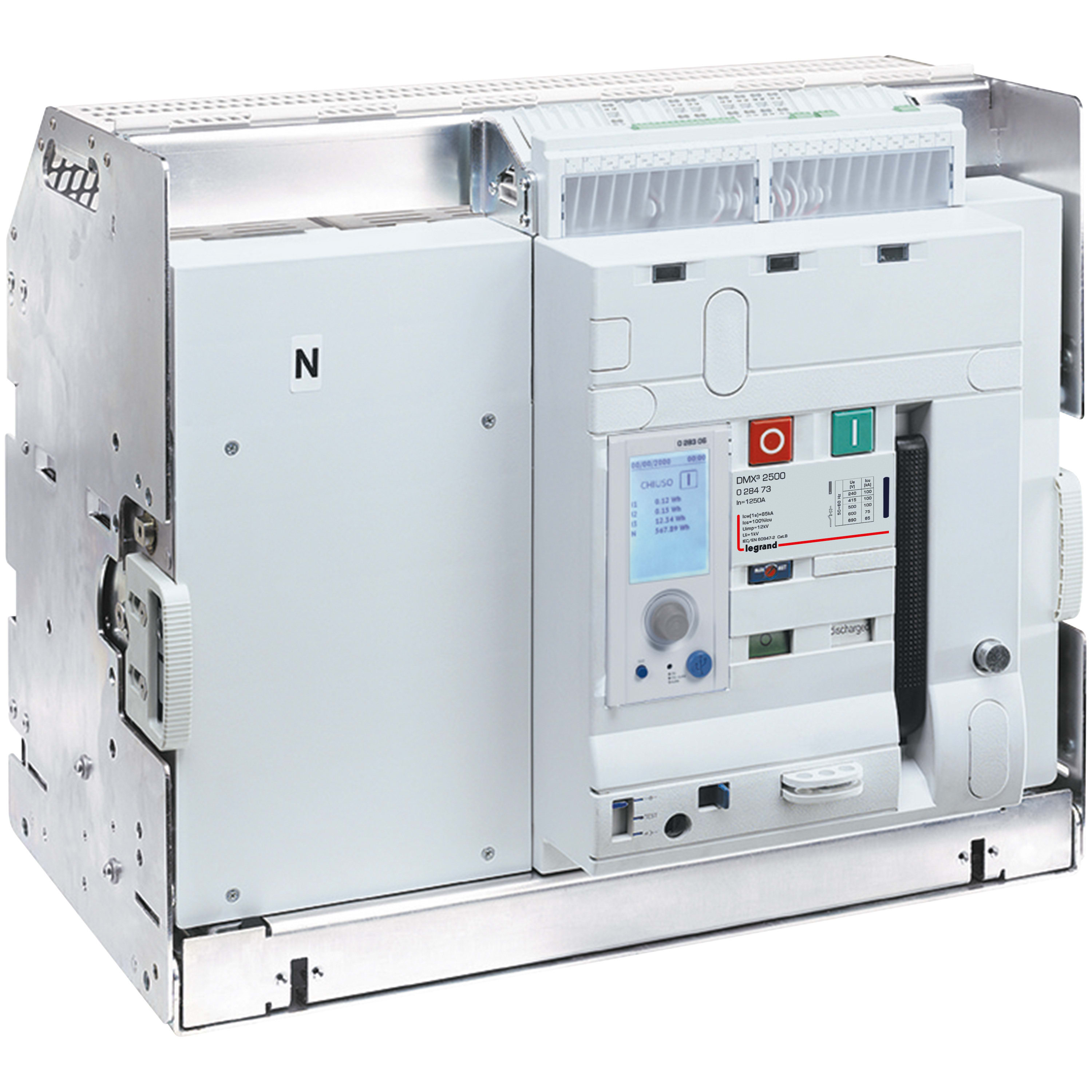 Legrand - Disjoncteur ouvert débrochable DMX32500 100kA 4P 1250A