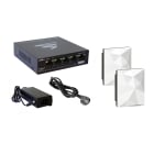 Legrand - Kit 1 switch PoE et 2 points d'accès Wi-Fi PoE (n+ac) à encastrer - blanc