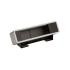 Legrand - Bloc Bureau 6 modules à équiper - Alu-Noir