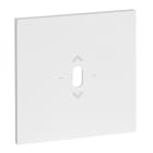 Legrand - Plaque Commande VR à levier 3 positions - Epure Blanc Satin Art d'Arnould
