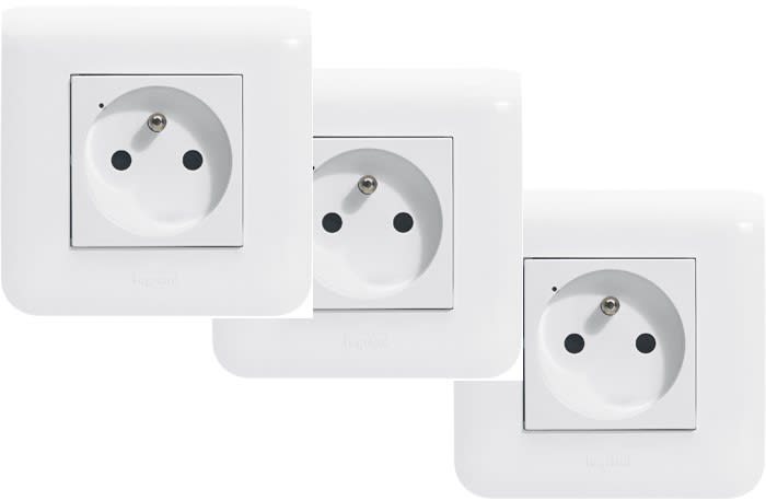 Legrand - LOT 3 PRISES CONNECTEES MOS