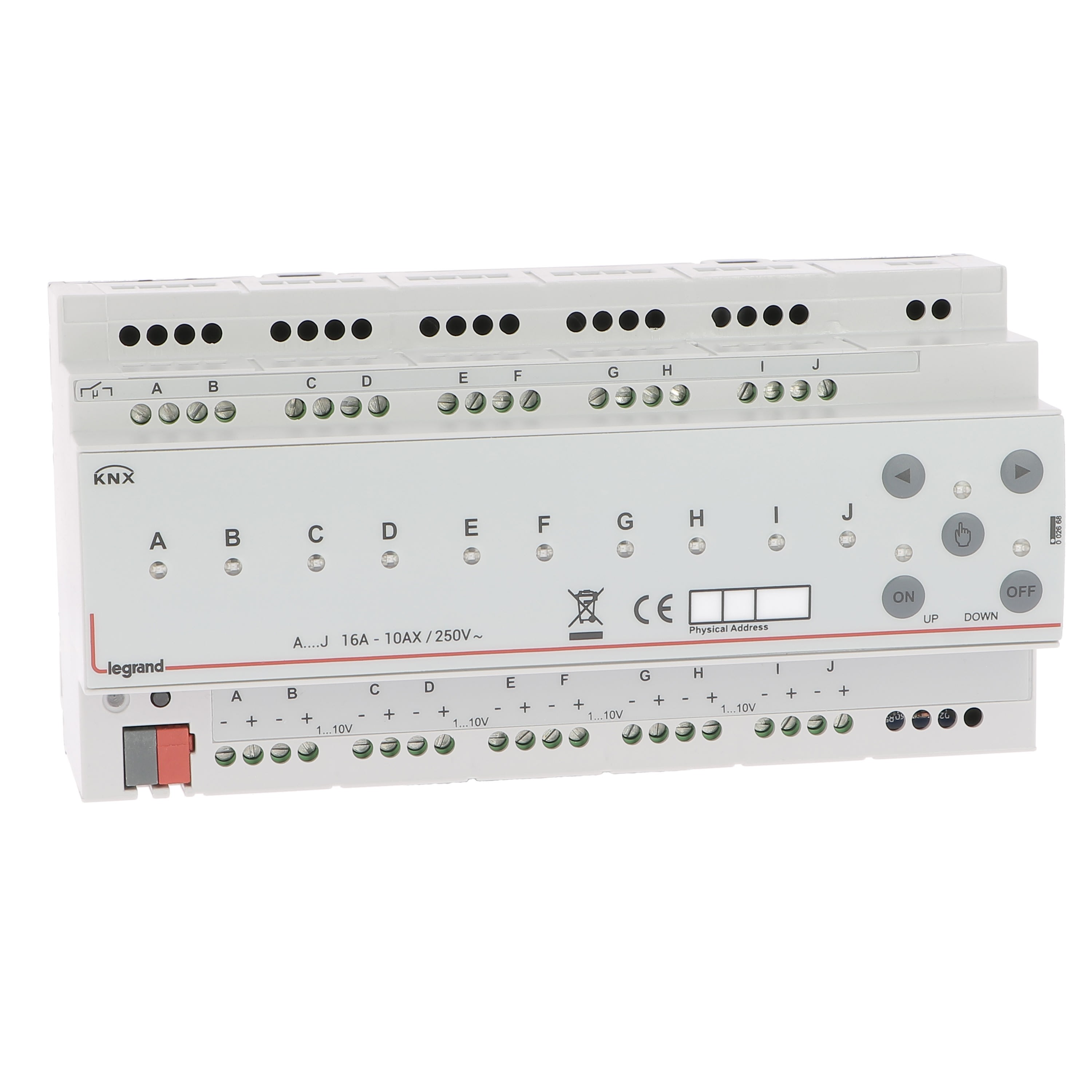 Legrand - Controleur variation 1V à 10V BUS KNX modulaire 10 sorties