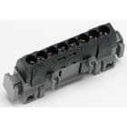 Legrand - Bornier de répartition isolé IP2X phase - 8x1,5mm² à 16mm² noir - longueur 75mm