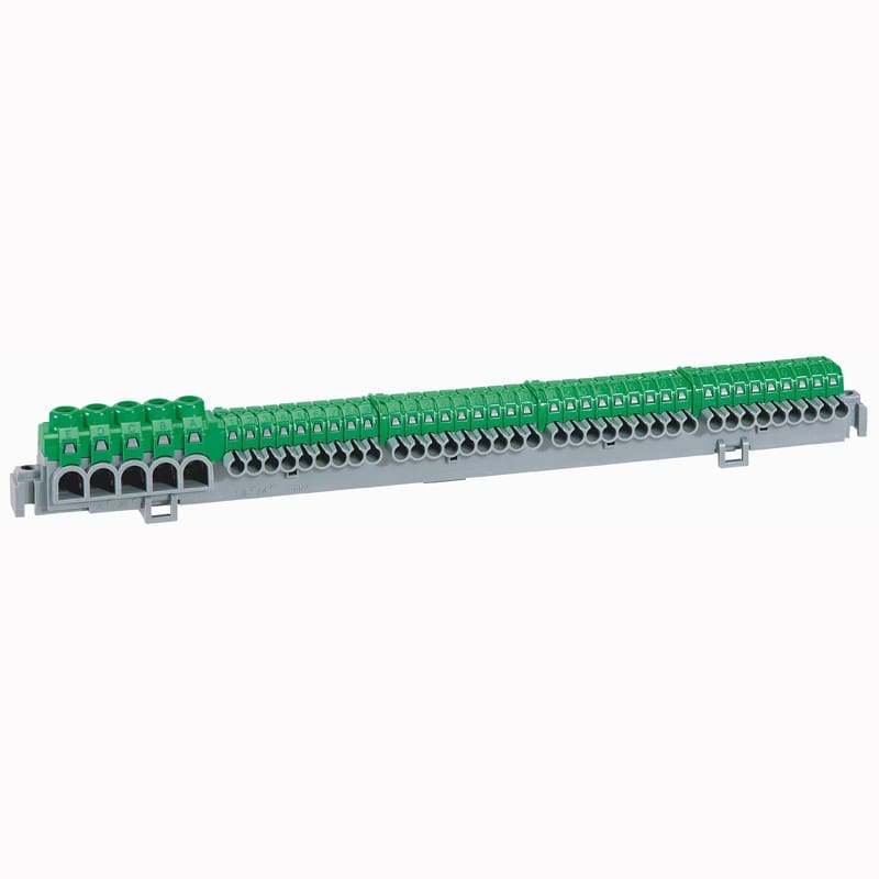 Legrand - Bornier de répartition IP2X - connexion auto - 5 bornes à cage - L 276mm