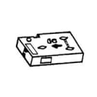 Legrand - Recharge ruban blanc - titreuse réf.006320 largeur 9mm - compatible BROTHER