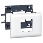 Legrand - Support Mosaic 2 modules pour goulotte DLP monobloc avec couvercle 85mm