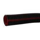 Legrand - Conduit TPC D75mm petite longueur - tire-fils courants forts -noir bandes rouges