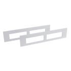 Legrand - Kit d'association XL3160 - 2 flancs découpés/percés - 2 renforts - 8 vis