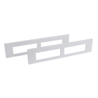 Legrand - Kit d'association XL3160 - 2 flancs découpés/percés - 2 renforts - 8 vis