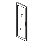 Legrand - Porte vitrée réversible galbée pour armoire XL34000 larg.725mm et hauteur 2000mm