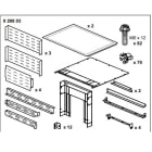 Legrand - Kit caisson DMX32500 et DMX34000 pour armoire larg.36 mod prof.725mm -formes XL3
