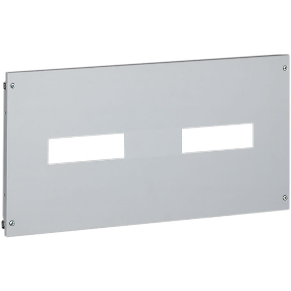 Legrand - Plastron métal XL3800/4000 - à vis - pour 2 DPX-IS250 - H 300 - 24 mod