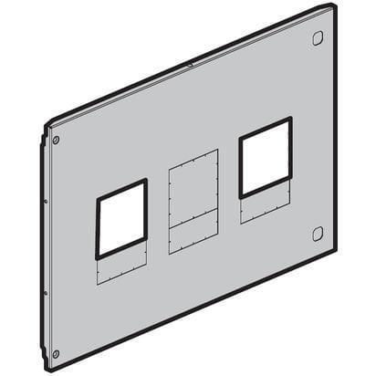 Legrand - Plastron métal XL34000 extractible sans diff - 1/2 DPX3630 - position verticale