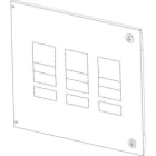 Legrand - Plastron métal XL34000 extractible avec diff - 1/2 DPX3630 - position verticale