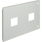 Legrand - Plastron métal des inverseurs de sources à vis pour 2 DPX3630 fixes dans XL34000