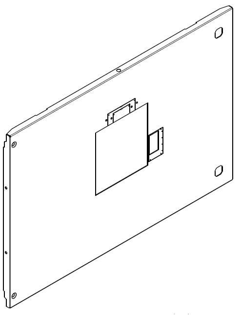 Legrand - Plastron métal 1 DPX3630 sans diff position verticale + cde motorisée XL34000