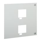 Legrand - Plastron métal inverseurs sources 2 DPX3630 débro horiz + cde motorisée XL34000