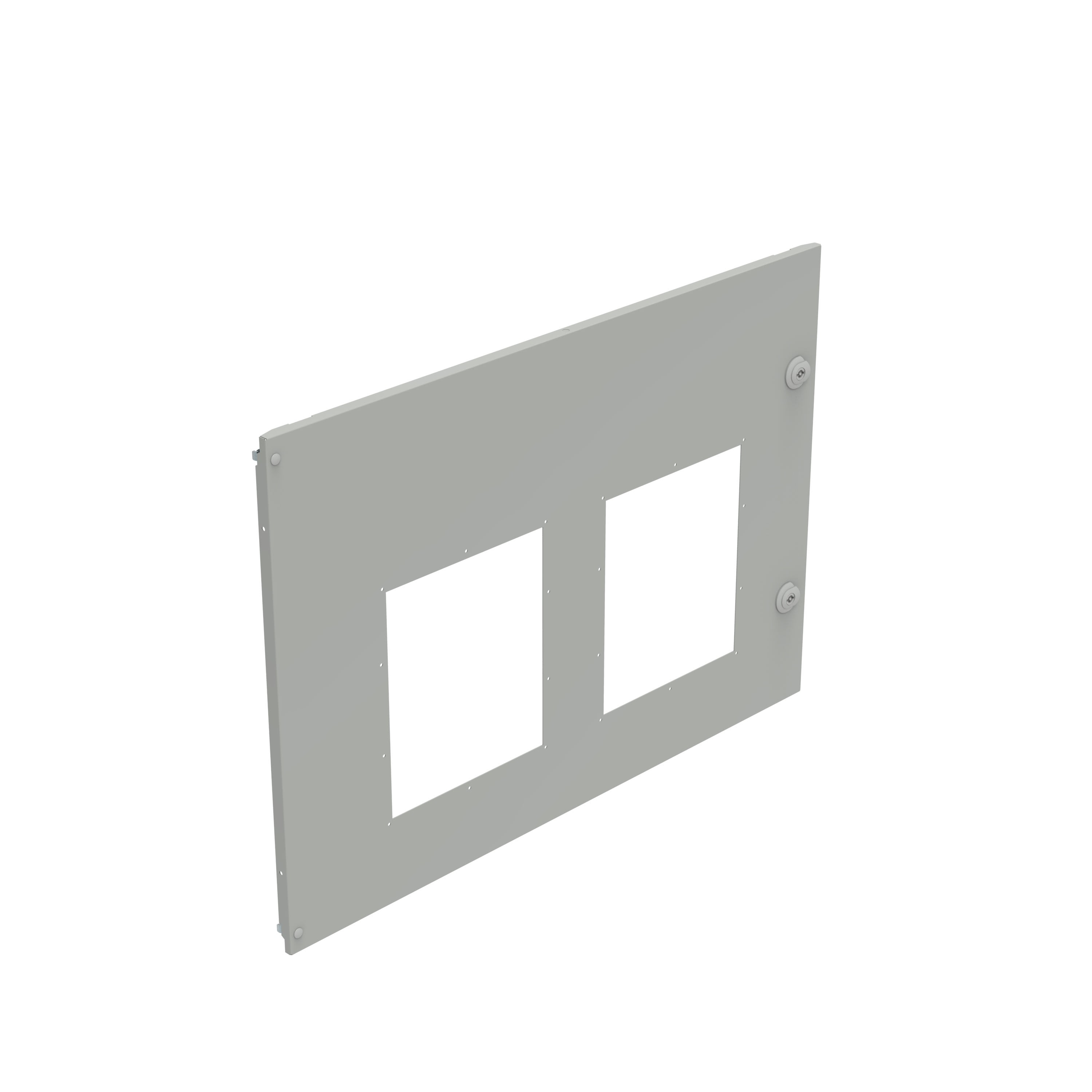 Legrand - Plastron métal - 2 DMX31600/DMX3-I1600 fixes côte à côte dans XL34000 - 36 mod