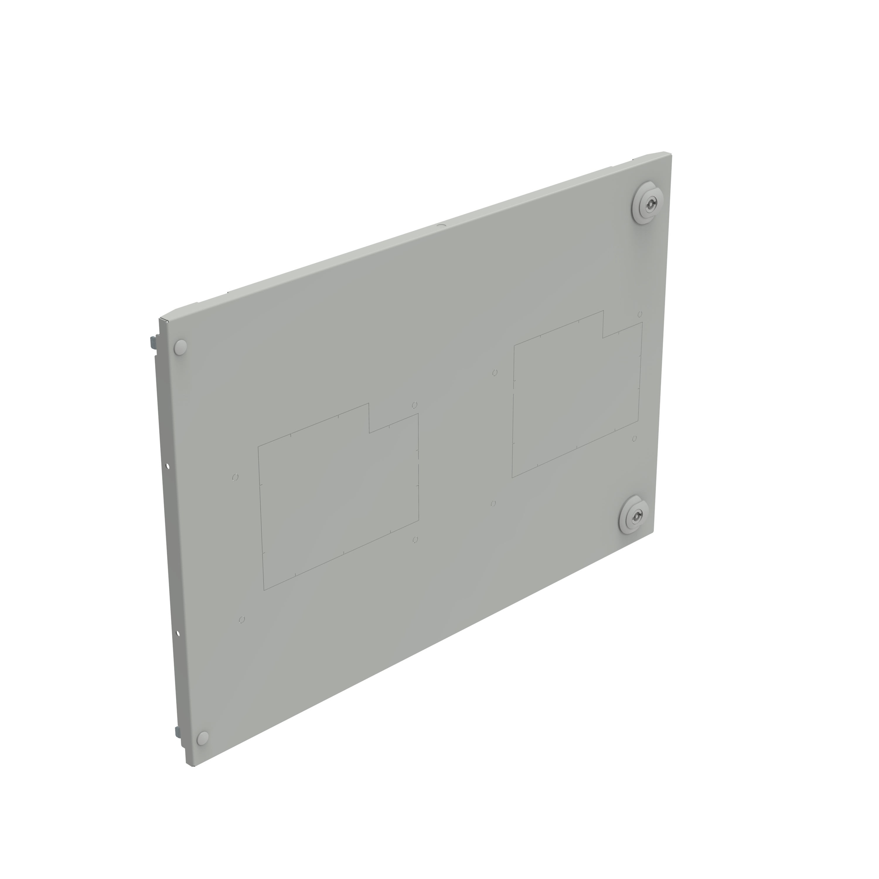 Legrand - Plastron métal XL3 pour DPX3250HP vertical version débrochable
