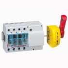 Legrand - Interrupteur-sectionneur Vistop 63A - 4P avec commande latérale et poignée rouge