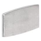 Legrand - Insert Osmoz sans texte à enclipser sur un cadre - alu - petit modèle