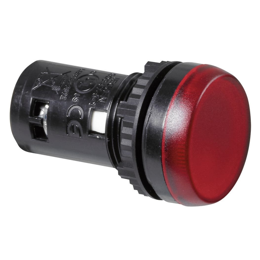 Legrand - Voyant monobloc avec LED intégrée IP69 Osmoz complet - rouge - 24V~ ou 24V=