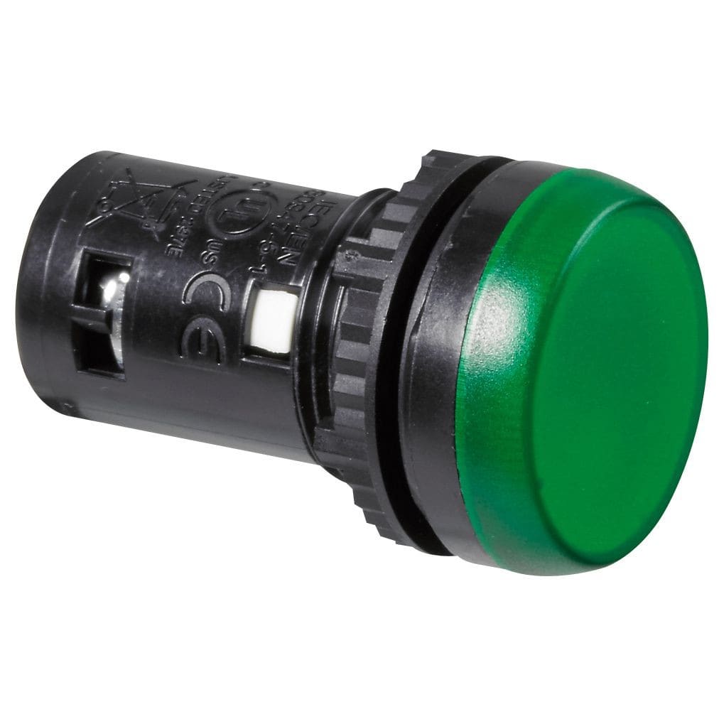 Legrand - Voyant monobloc avec LED intégrée IP69 Osmoz complet - vert - 24V~ ou 24V=