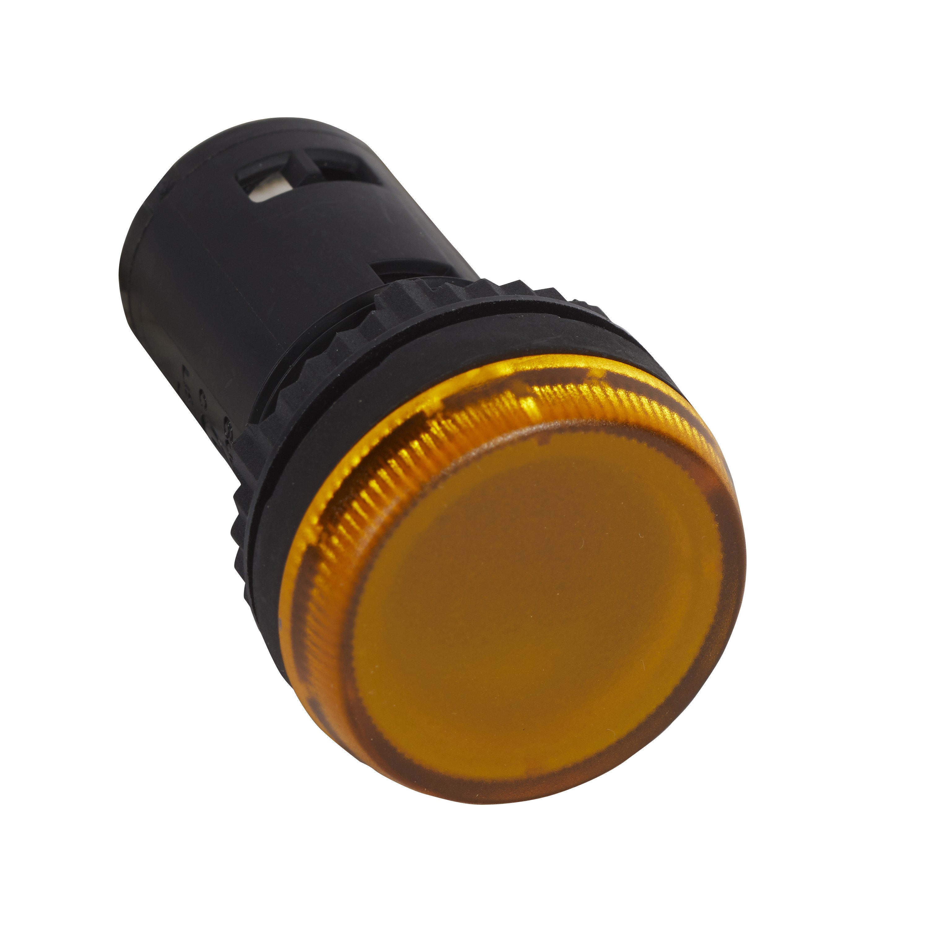 Legrand - Voyant monobloc avec LED intégrée IP69 Osmoz complet - jaune - 24V~ ou 24V=