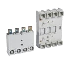 Legrand - Base prises arrière méplat DPX250 4P +différentiel aval extractible par alvéoles