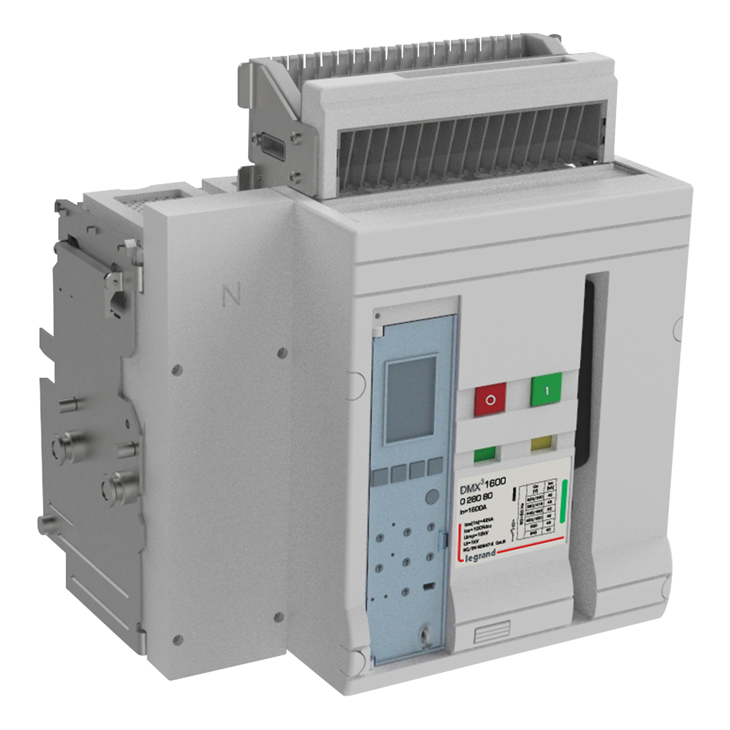 Legrand - Disjoncteur ouvert débrochable DMX31600 pouvoir de coupure 42kA 415V~ - 4P 1600A