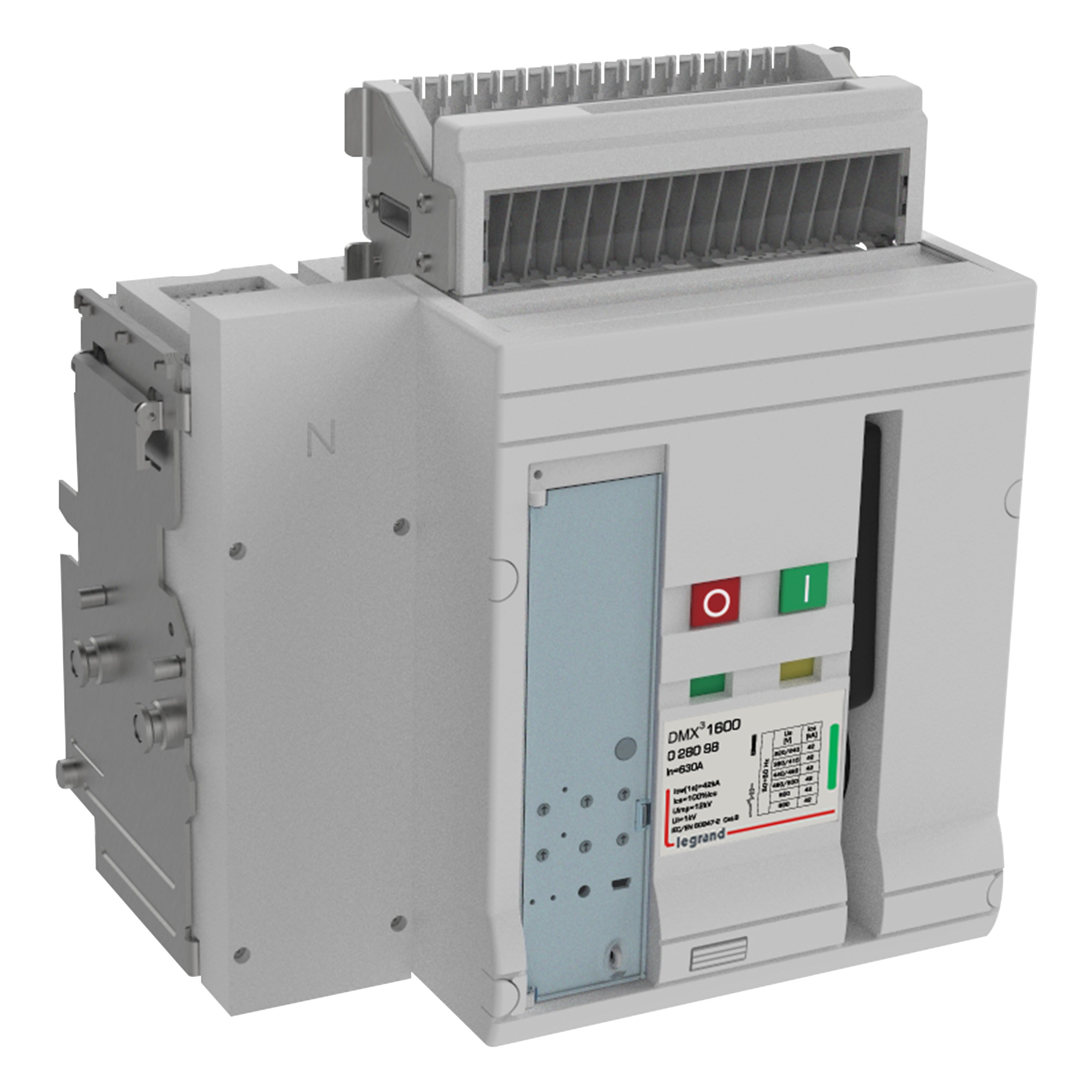 Legrand - Disjoncteur ouvert complet débrochable DMX31600 42kA 415V~ - 4P - 630A