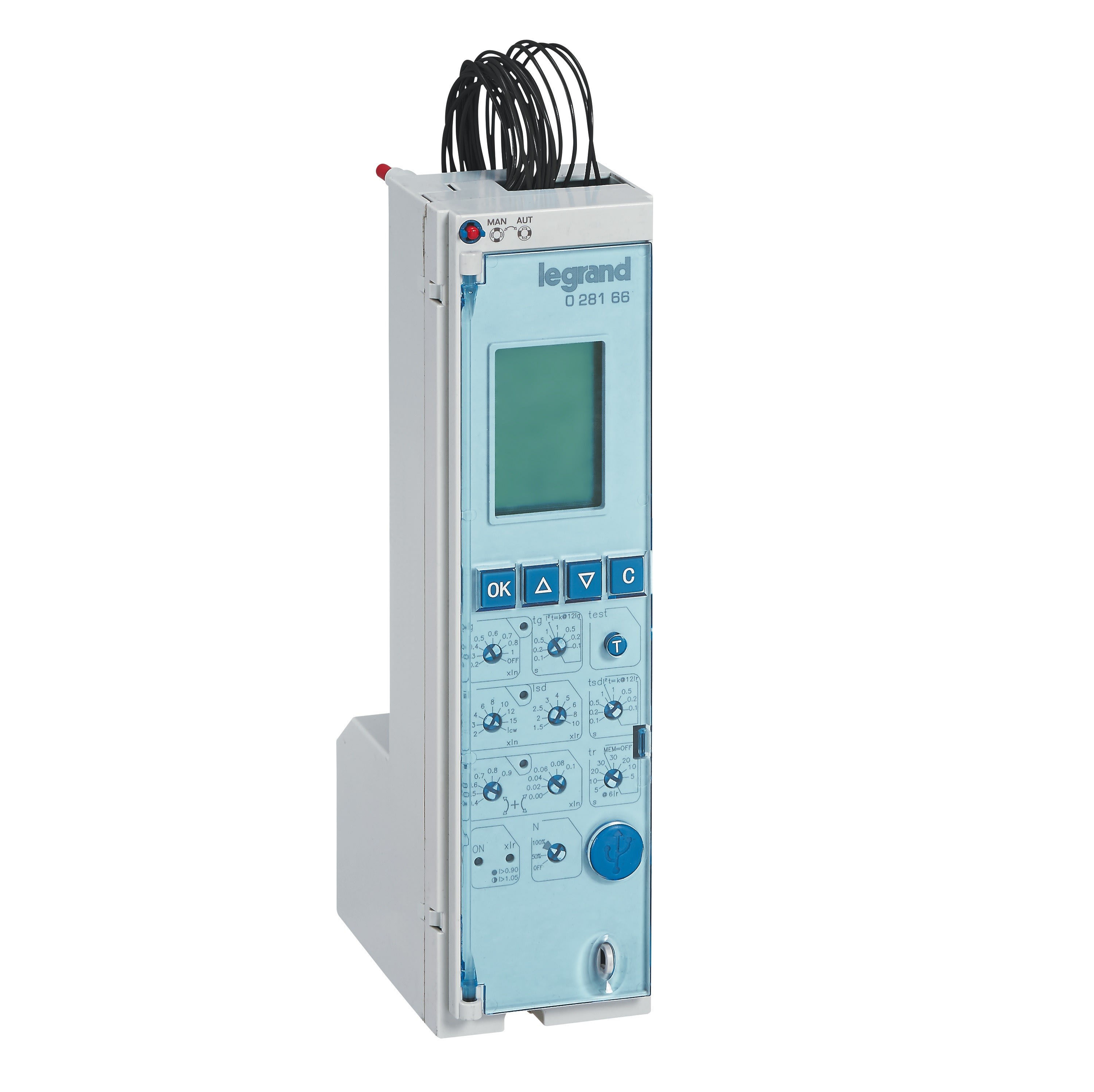 Legrand - Unité de protection électronique MP4 pour DMX31600 avec écran LCD LSIg