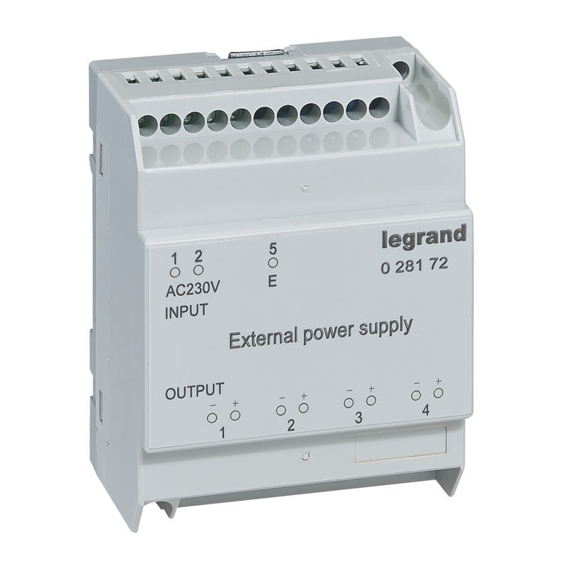 Legrand - Alimentation externe 24 V= pour DMX3 1600
