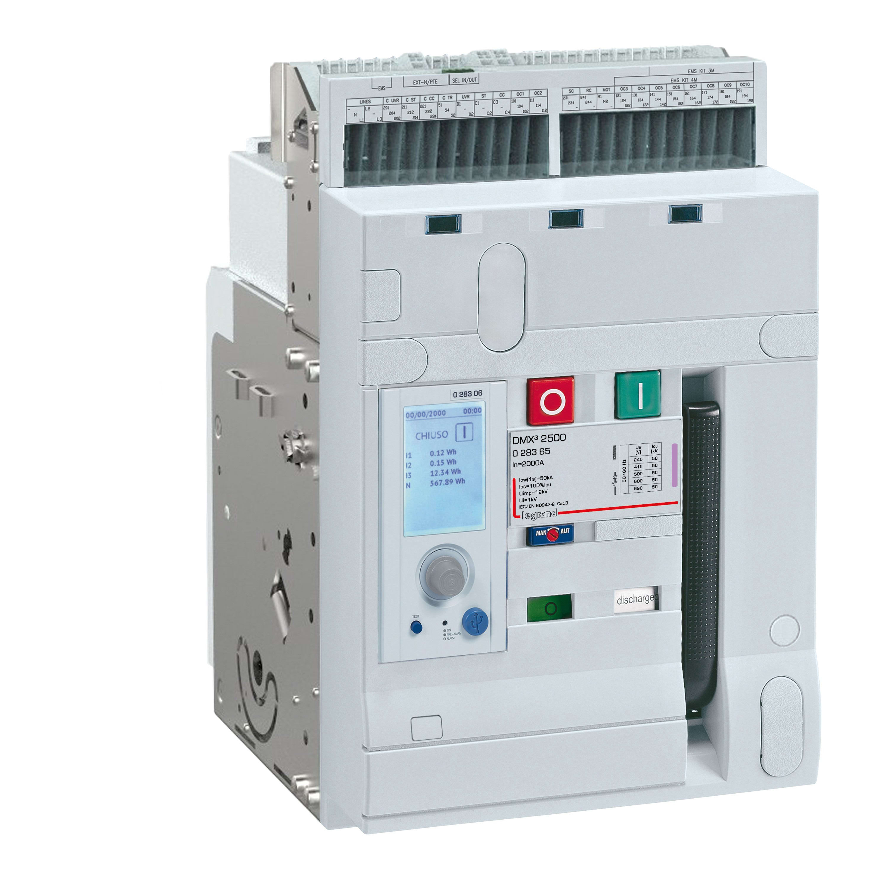 Legrand - Disjoncteur ouvert fixe DMX32500 50kA 3P 2000A
