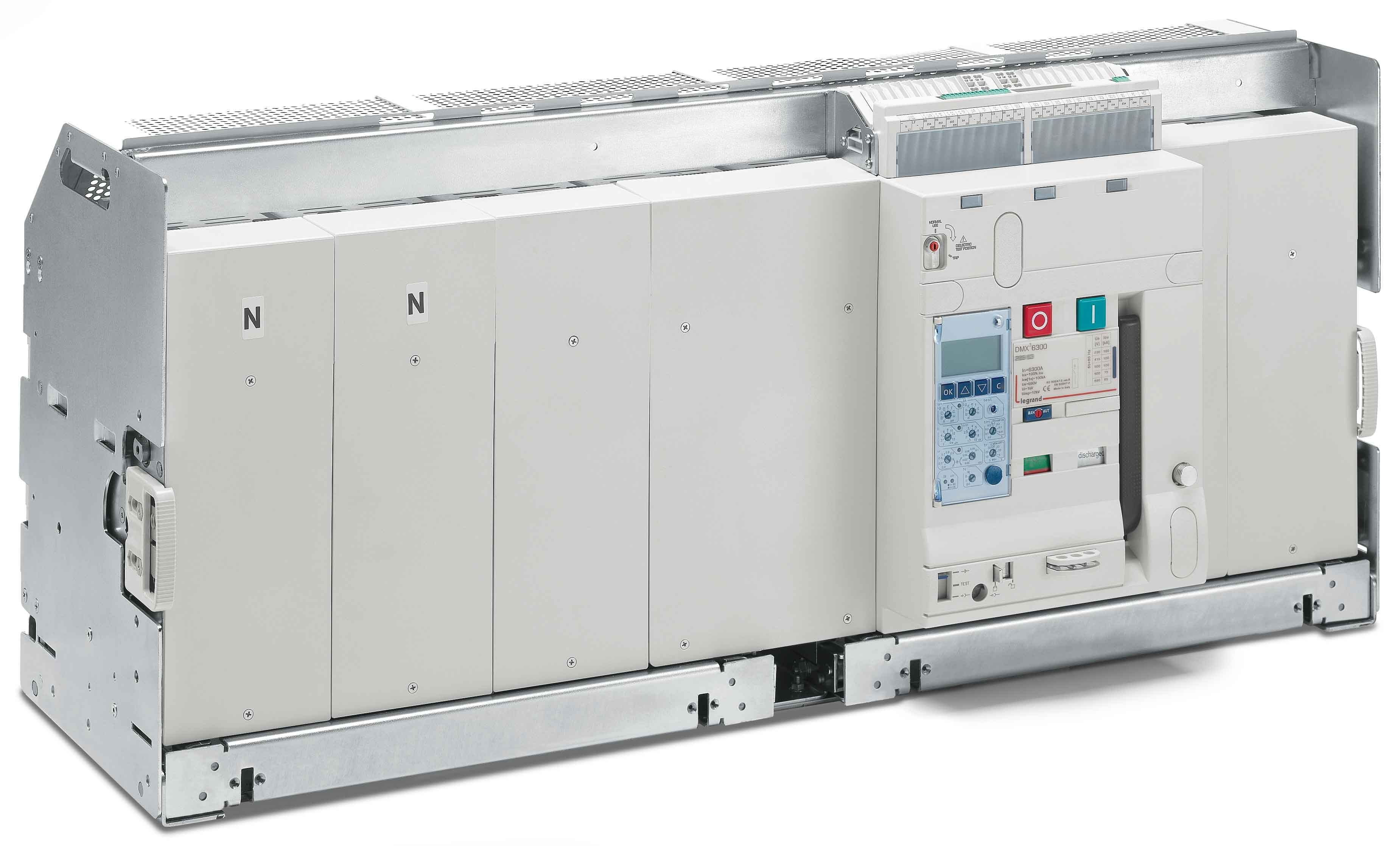 Legrand - Disjoncteur ouvert débrochable DMX36300 - 100kA - taille 3 - 4P - 6300A