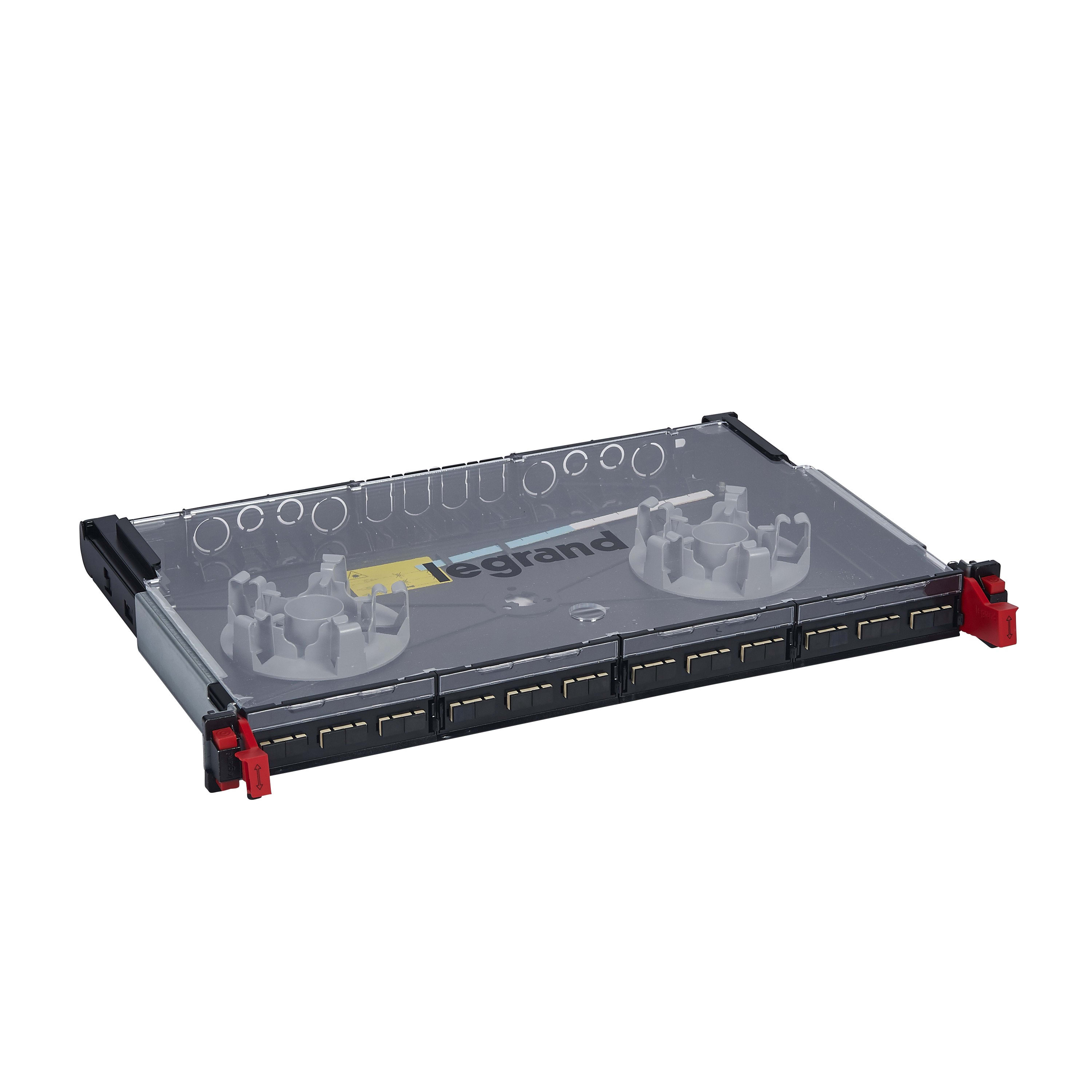 Legrand - Tiroir optique modulaire coulissant 19pouces LCS3+12connect SC duplex multimodes