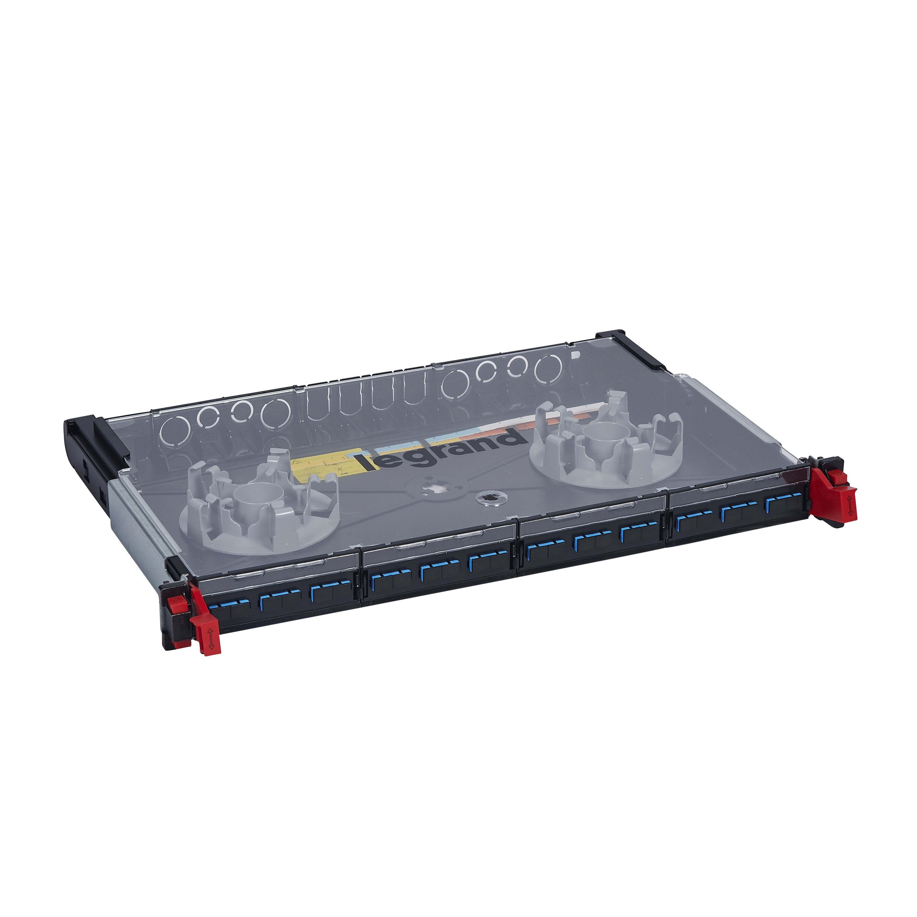 Legrand - Tiroir optique modulaire coulissant 19pouces LCS3 +12 connect SC duplex monomode