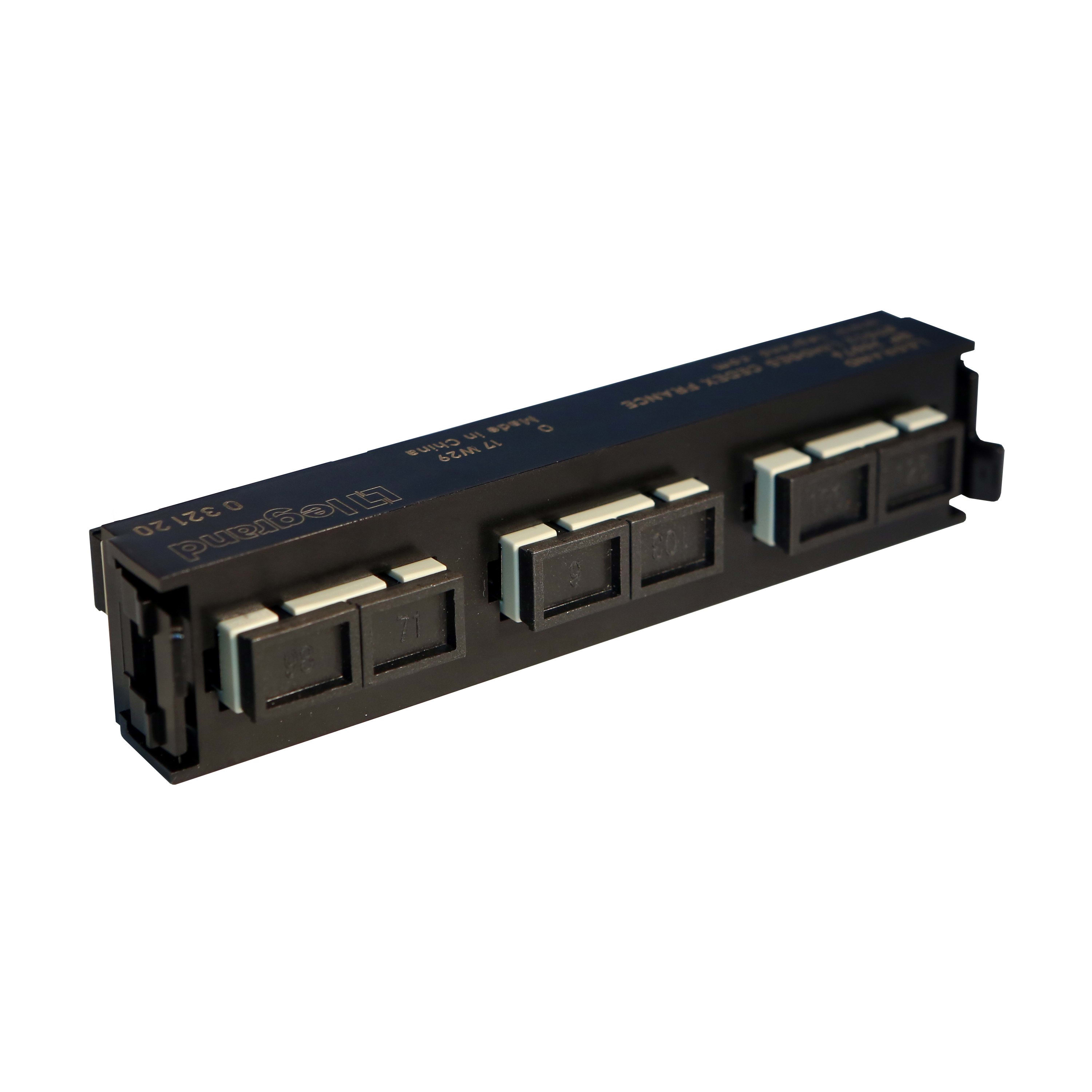 Legrand - Bloc fibre optique multimodes LCS3 SC duplex pour 6 fibres