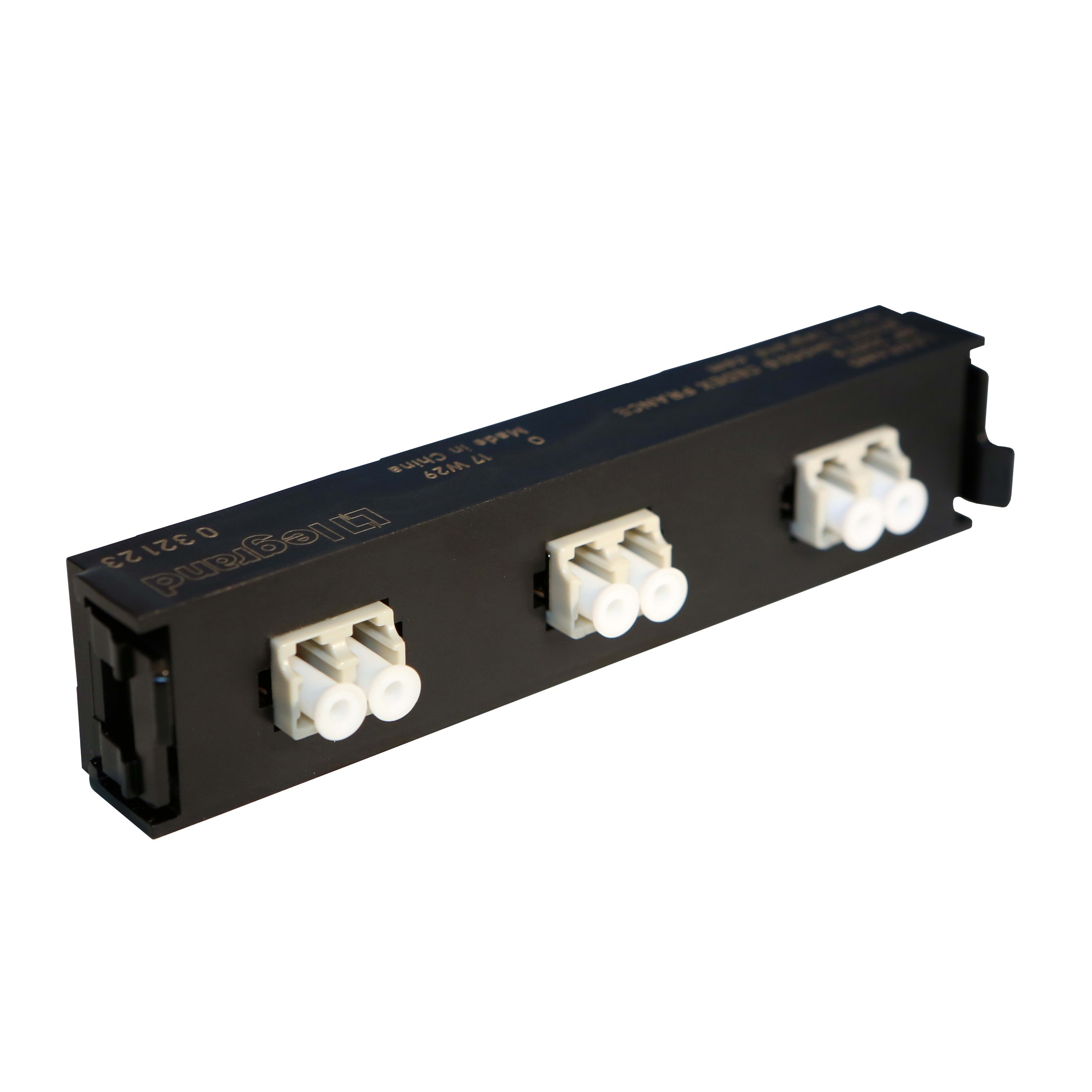 Legrand - Bloc fibre optique multimodes LCS3 LC duplex pour 6 fibres