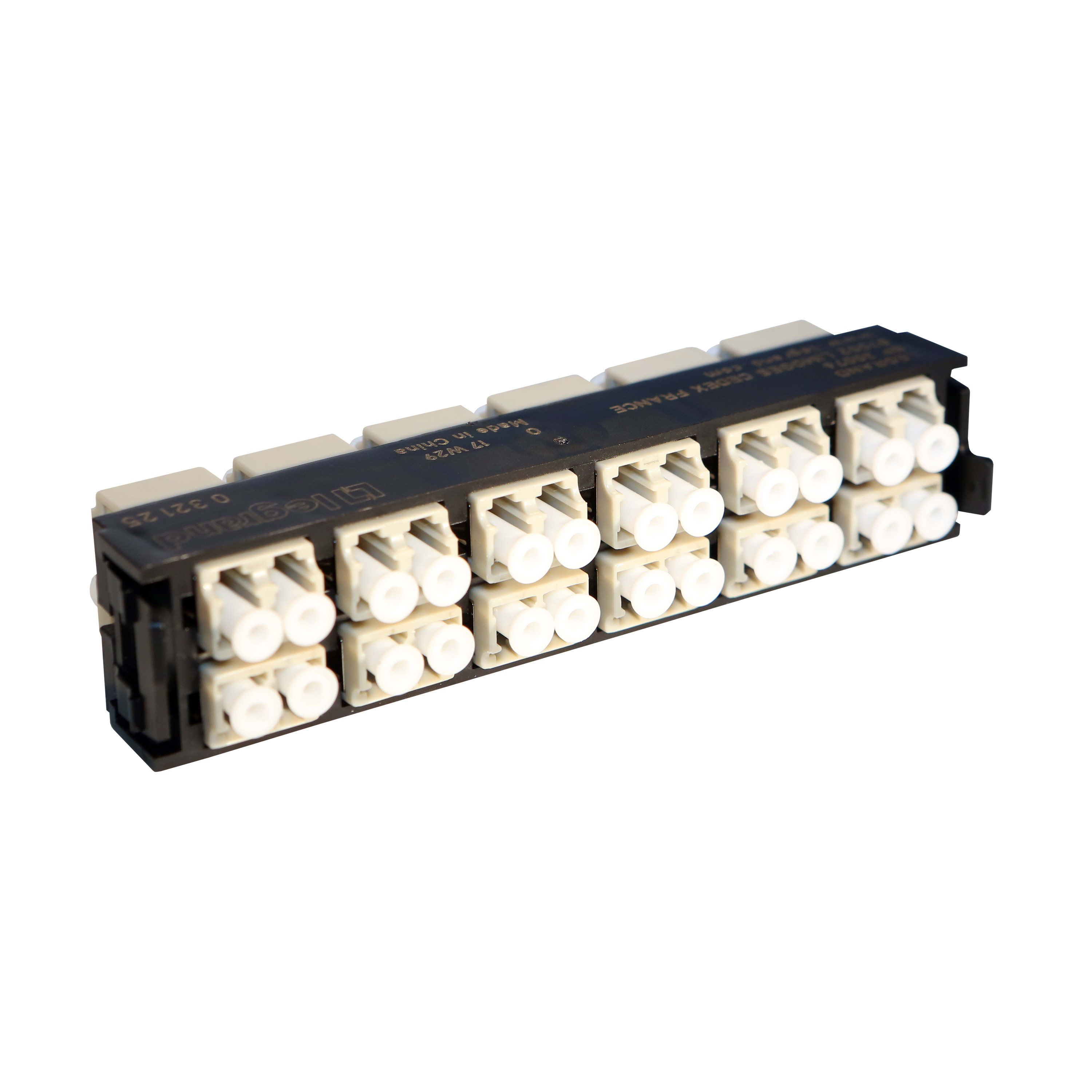 Legrand - Bloc fibre optique multimodes LCS3 LC duplex haute densité pour 24 fibres