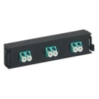 Legrand - Bloc fibre optique multimodes LCS3 LC duplex pour 6 fibres multimodes - aqua