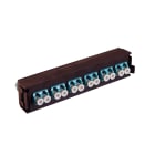 Legrand - Bloc fibre optique multimodes LCS3 LC duplex pour 12 fibres multimodes - aqua