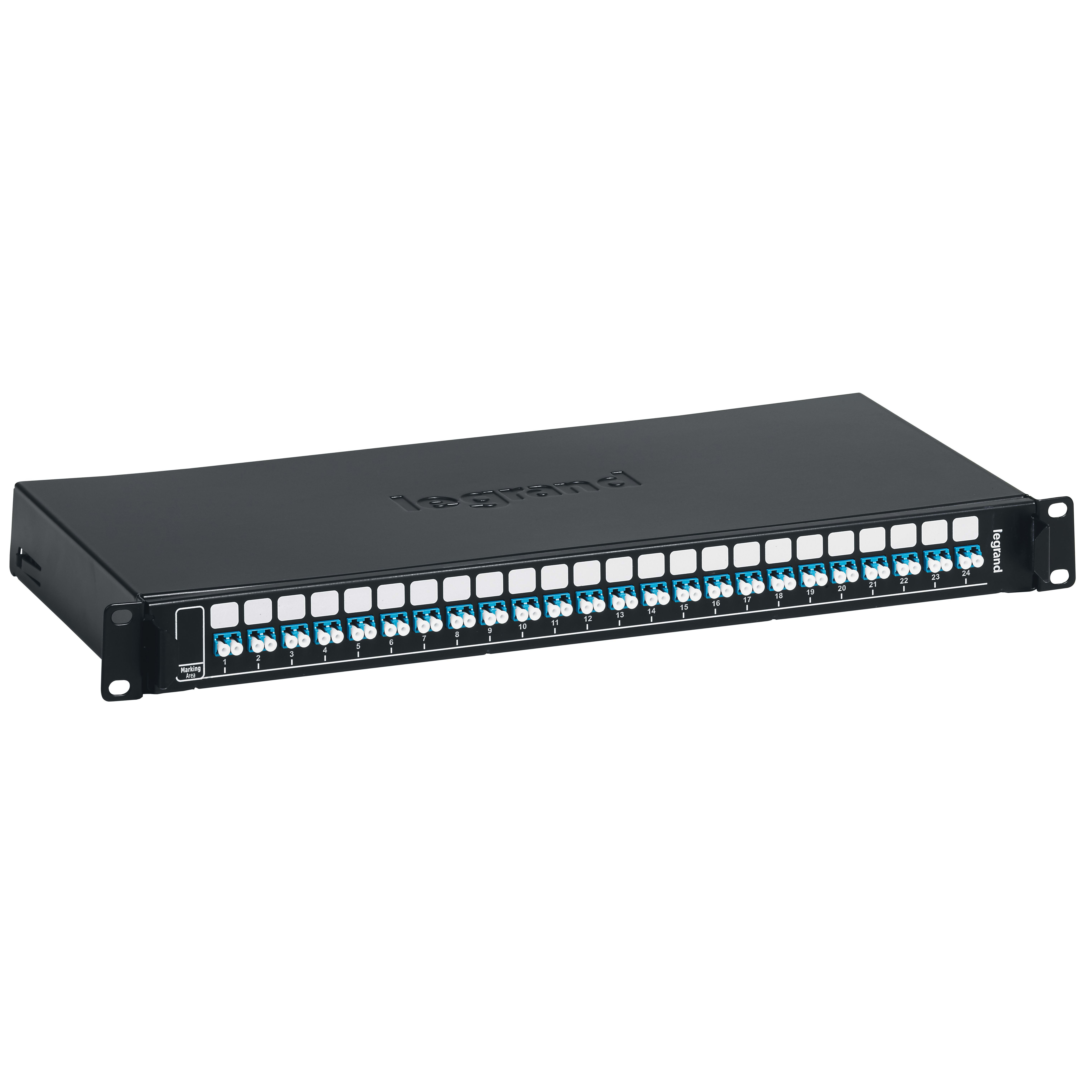 Legrand - Tiroir optique coulissant 19pouces LCS3 avec 24 connecteurs LC duplex monomode