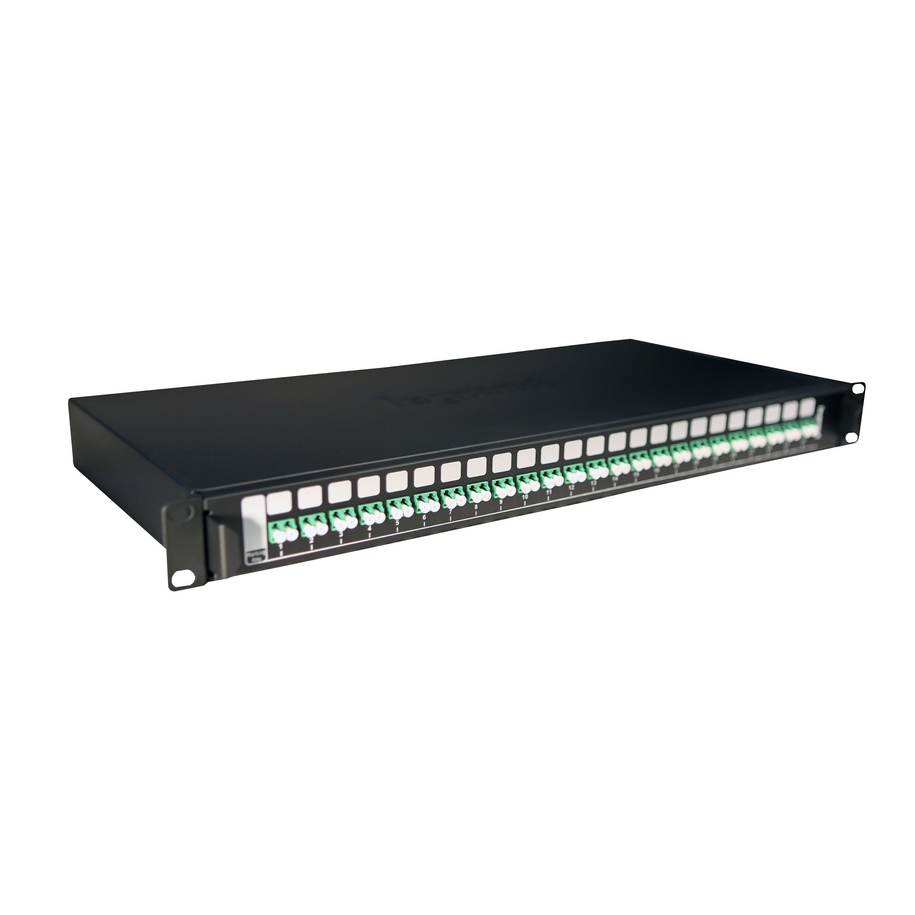 Legrand - Tiroir optique coulissant 19pouces LCS3 + 24 connecteurs LC APC duplex monomode